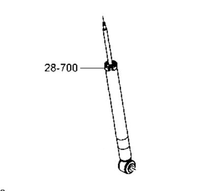 AMORTIGUADOR SUSPENSIÓN POSTERIOR ORIGINAL MAZDA 3