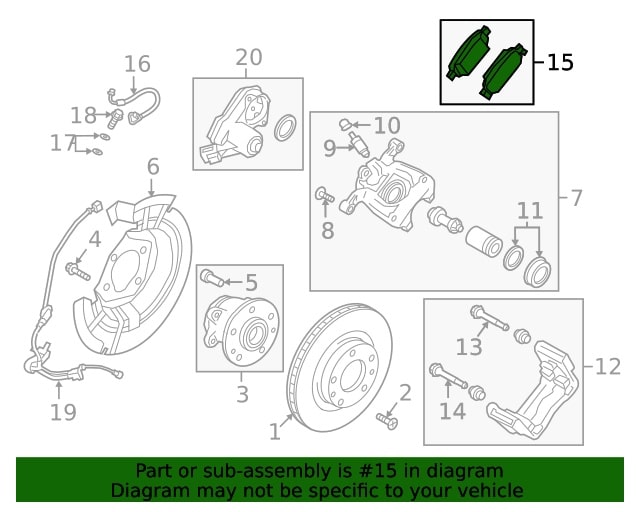 JUEGO PASTILLAS FRENOS POSTERIORES ORIGINALES MAZDA CX-3