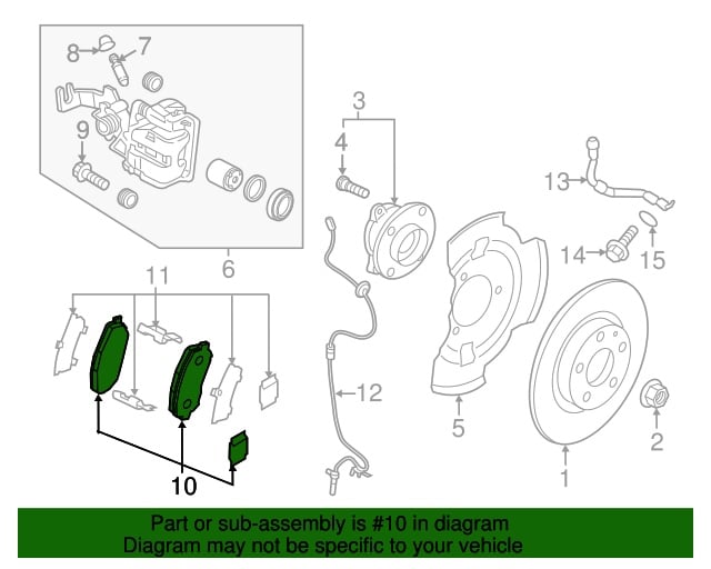JUEGO PASTILLAS FRENOS POSTERIORES ORIGINAL MAZDA MX-5